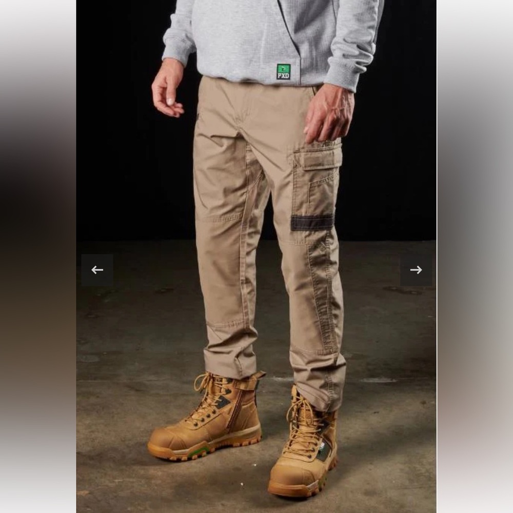 NWT FXD WP5 Wicking Dura5000 Cargo Pants size 38 X 30 Khaki